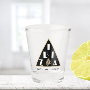 Vaso De Chupito Logo de España Ibiza bar de playa moderno