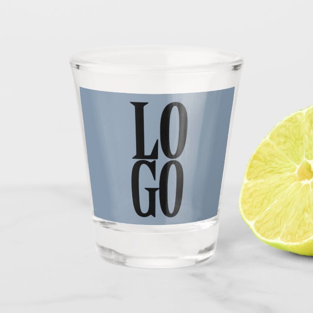 Vaso De Chupito Logo de la empresa o del Personalizado de negocios (Anverso)