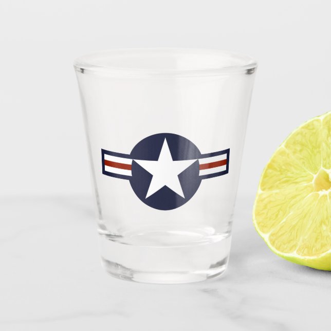 Vaso De Chupito Logo de la Fuerza Aérea (Anverso)