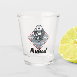 Vaso De Chupito Logo de rescate y protección del Departamento de B