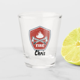 Vaso De Chupito Logo de rescate y protección del Departamento de B