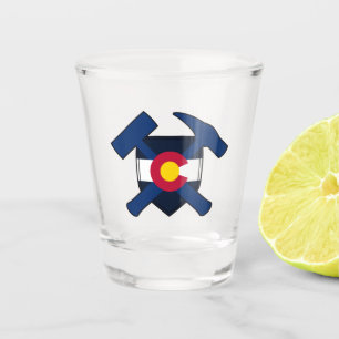 Vaso De Chupito Logo de Rock Hammer de Colorado