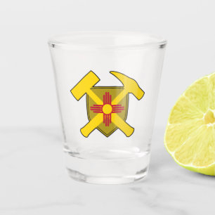 Vaso De Chupito Logo de Rock Hammer de Nuevo México