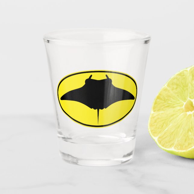Vaso De Chupito Logo Manta Ray (Anverso)