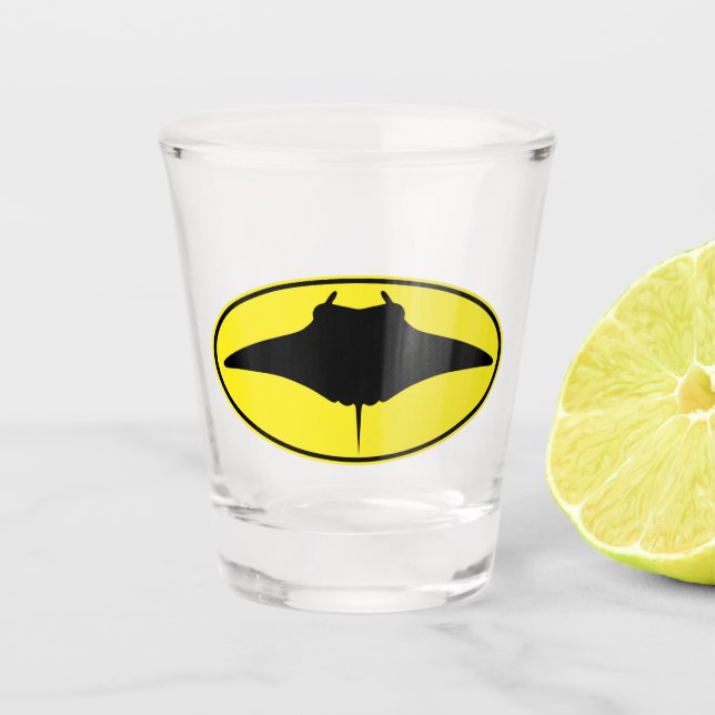 Vaso De Chupito Logo Manta Raya (Anverso)