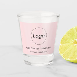 Vaso De Chupito Logotipo corporativo de la Compañía de Negocios Pr