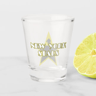 Vaso De Chupito Logotipo de las Estrellas de Nueva York Vintage Mo