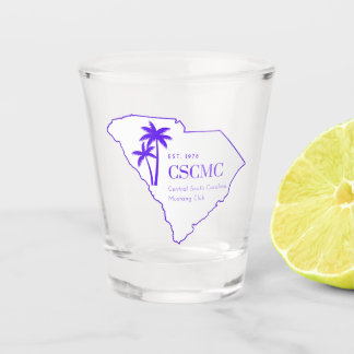 Vaso De Chupito Logotipo púrpura de CSCMC