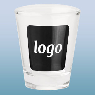Vaso De Chupito Logotipo Simple de Promoción de Marca Comercial