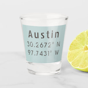 Vaso De Chupito Longitud de Austin Latitude
