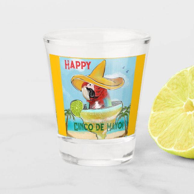 Vaso De Chupito Loro (Anverso)