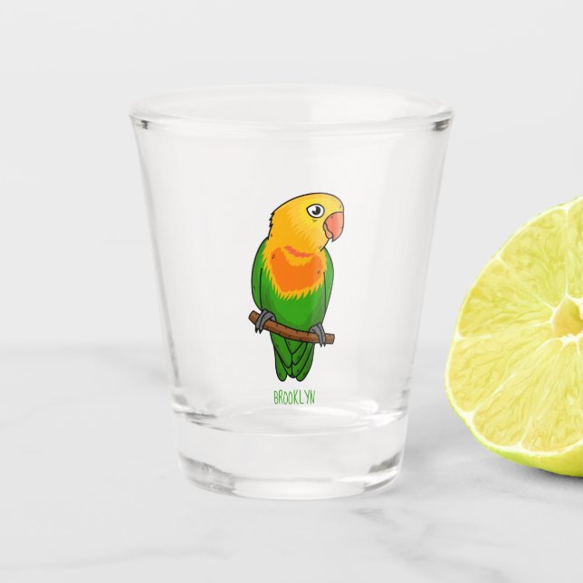Vaso De Chupito Loro personalizado (Anverso)