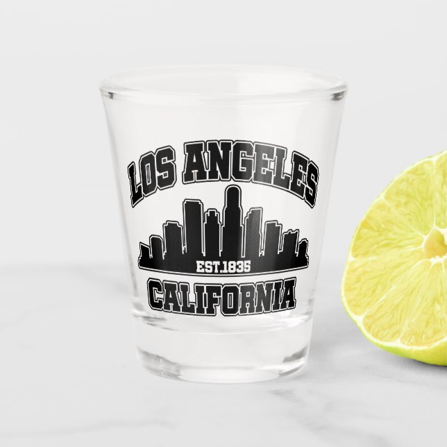 Vaso De Chupito Los Ángeles, California (Anverso)