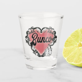 Vaso De Chupito Los Chicas del Bunco Fiestas no tienen corazón ros