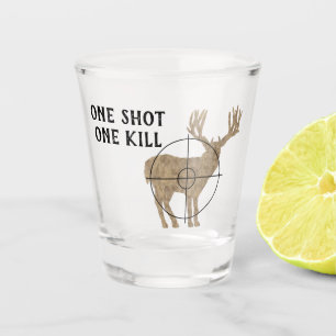 Vaso De Chupito Los ciervos que cazaban uno tiraron una matanza