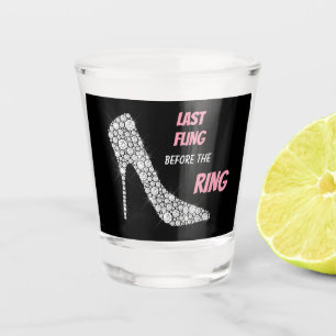 Vaso De Chupito Los talones diamante de imitación duran Fling