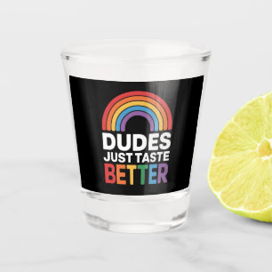 Vaso De Chupito Los Tipos Saben Mejor Divertido Gay Arcoíris LGBTQ