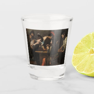 Vaso De Chupito Los tramposos, soldados mercenarios juego de carta