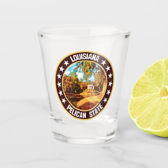 Vaso De Chupito Louisiana (Anverso)