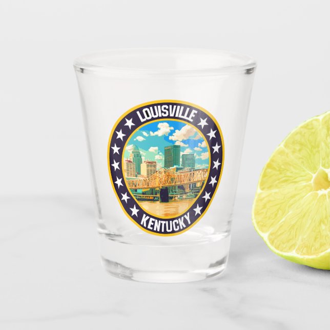 Vaso De Chupito Louisville (Anverso)