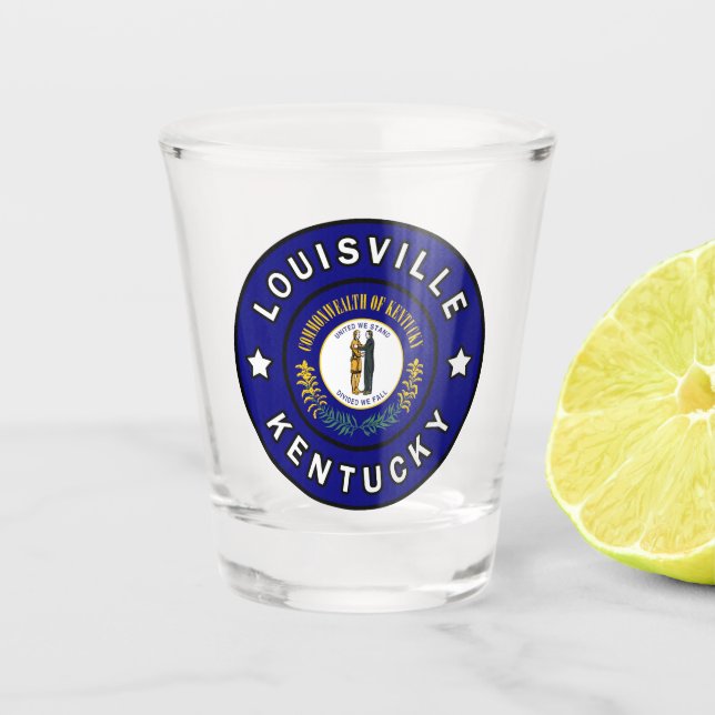 Vaso De Chupito Louisville Kentucky (Anverso)