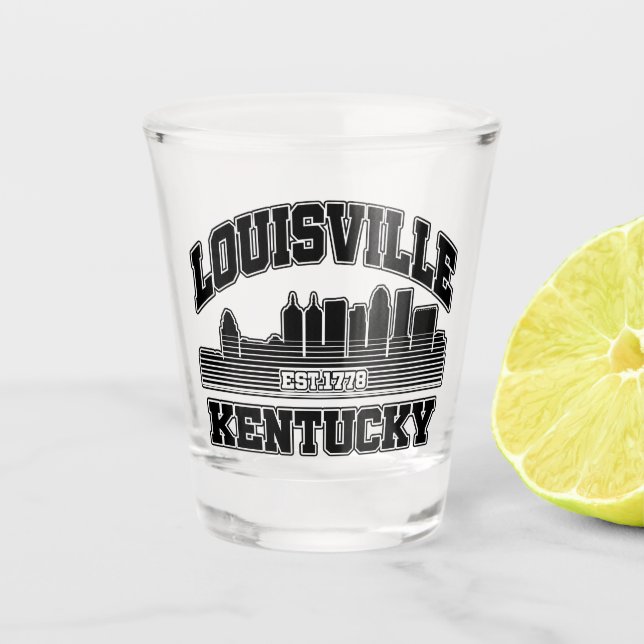 Vaso De Chupito Louisville, Kentucky (Anverso)