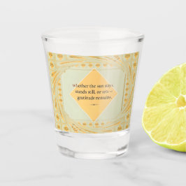 Vaso De Chupito Love & Intention Collection | Gratitude Remains™ A
