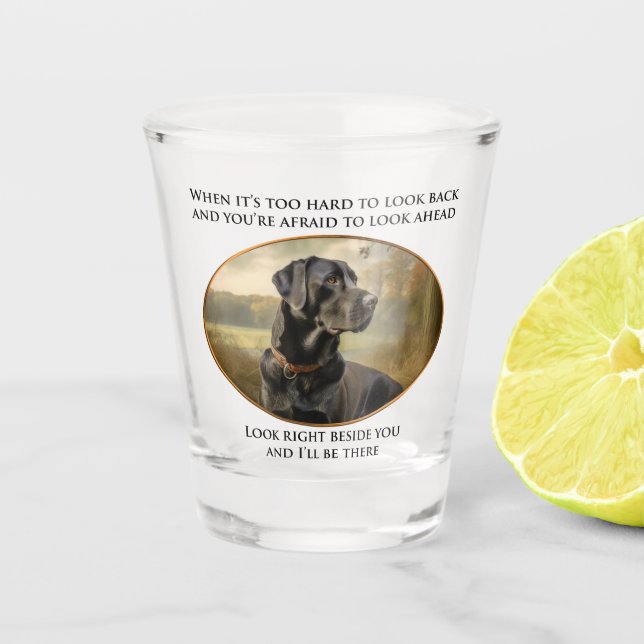 Vaso De Chupito Loyal Black Lab (Anverso)