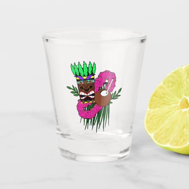 Vaso De Chupito Luau Fiesta Design (Anverso)