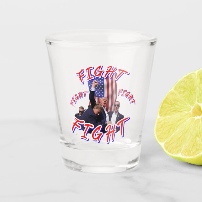 VASO DE CHUPITO LUCHA CONTRA EL PRESIDENTE TRUMP (Anverso)
