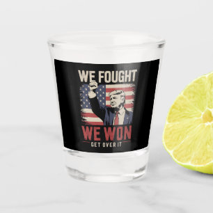 Vaso De Chupito Luchamos Ganamos Supéralo Trump 47º Presidente