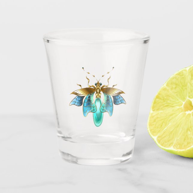 Vaso De Chupito Luciérnaga de Steampunk (Anverso)