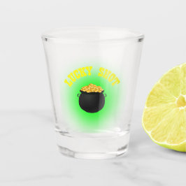 Vaso De Chupito Lucky Pot of Gold