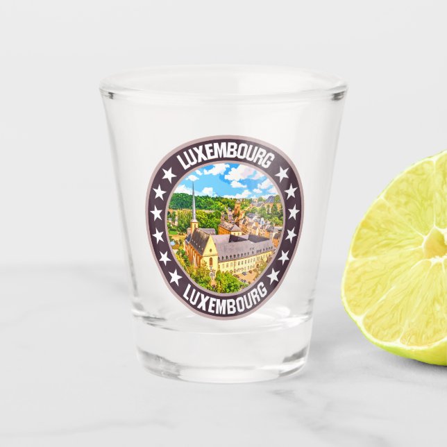 Vaso De Chupito Luxemburgo (Anverso)
