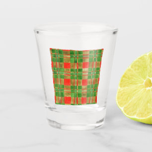 Vaso De Chupito MAC GREGOR TARTAN Vidrio de disparo