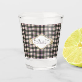 Vaso De Chupito MacPherson Vestido Modern Original Escocia Tartán