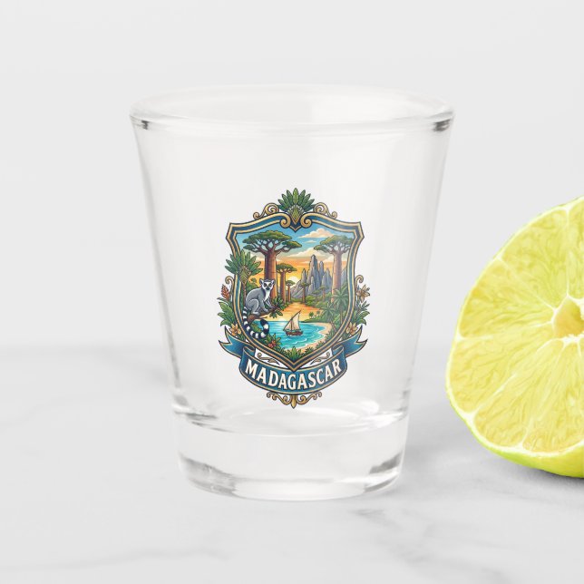 Vaso De Chupito Madagascar (Anverso)