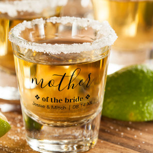 Vaso De Chupito Madre de la Novia Editable   Recuerdo de Boda