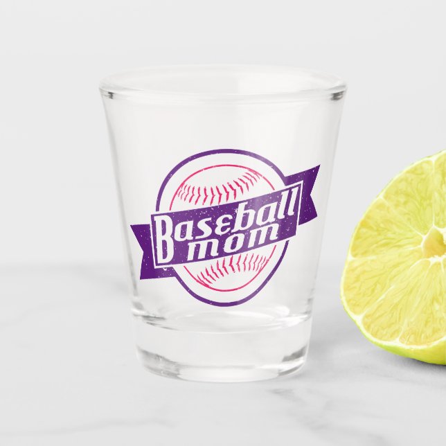 Vaso De Chupito Madre del béisbol (Anverso)