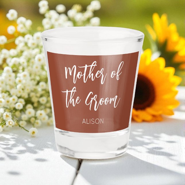Vaso De Chupito Madre del Boda de terracota de Groom (Subido por el creador)
