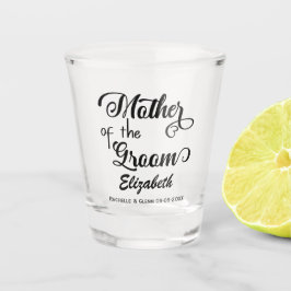 Vaso De Chupito Madre personalizada del boda Groom