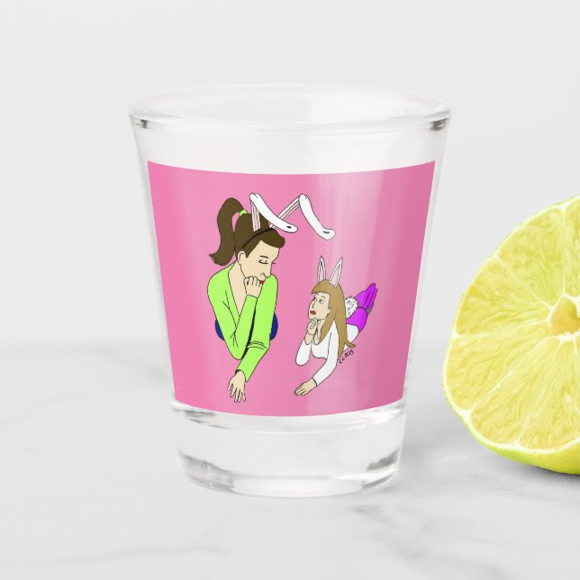 Vaso De Chupito madres e hijas (Anverso)