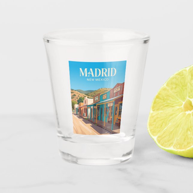 Vaso De Chupito Madrid Nuevo México (Anverso)