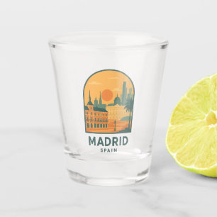 Vaso De Chupito Madrid Vintage España Viajes – Ciudad Retro
