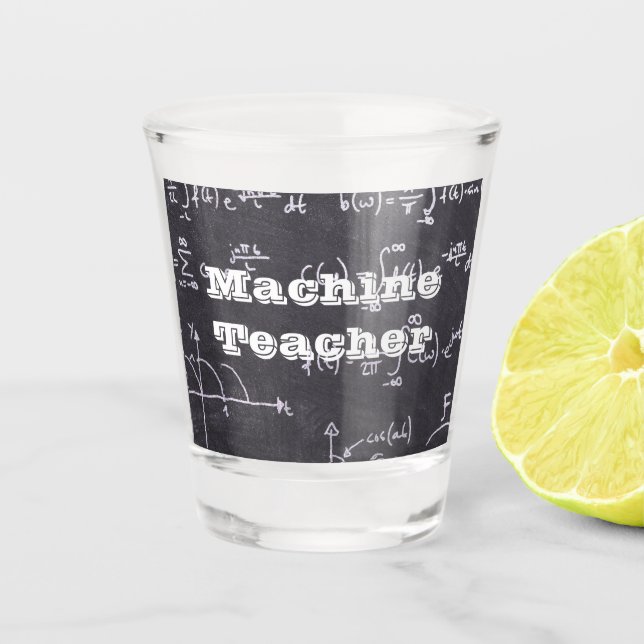 Vaso De Chupito Maestra de Máquina (Anverso)