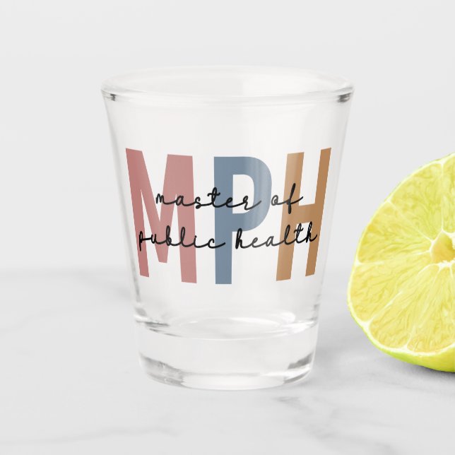 Vaso De Chupito Maestría en Salud Pública del Ministerio de Salud  (Anverso)