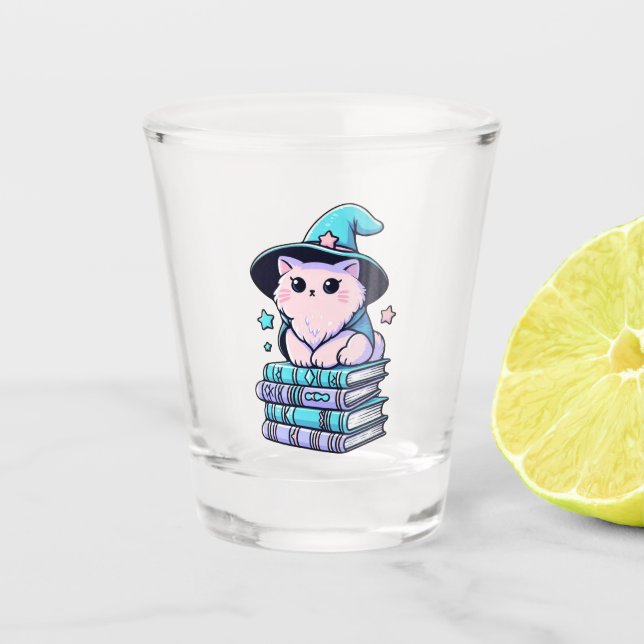 Vaso De Chupito Magical Kitty Sorcerer (Anverso)
