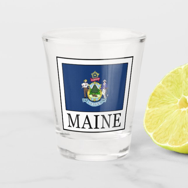 Vaso De Chupito Maine (Anverso)