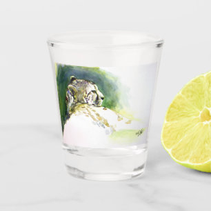 Vaso De Chupito Majestic Cheetah Shot Glass