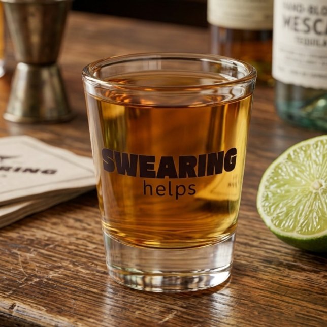 Vaso de chupito 'Maldecir Ayuda' – Barware Diverti (Subido por el creador)
